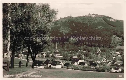 AK / Ansichtskarte Erdmannsdorf Augustusburg Panorama