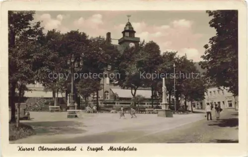 AK / Ansichtskarte Oberwiesenthal Erzgebirge Sachsen Marktplatz