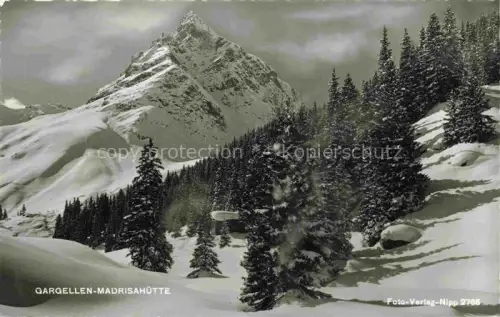 AK / Ansichtskarte Madrisahuette Gargellen Montafon Vorarlberg AT Panorama