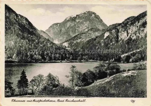 AK / Ansichtskarte Thumsee Bad Reichenhall Bayern mit Ristfeichthorn