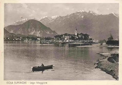 AK / Ansichtskarte Isola Superiore Lago Maggiore Stresa IT Panorama