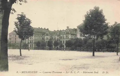 AK / Ansichtskarte MULHOUSE Muehlhausen 68 Alsace Caserne Turenne 31e B.C.P. Bâtiment Sud