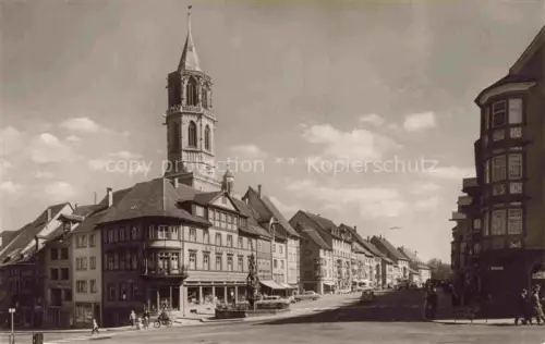 AK / Ansichtskarte Rottweil Neckar Motiv im Stadtzentrum Kirchturm