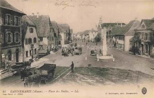 AK / Ansichtskarte DANNEMARIE  Dammerkirch Alsace 68 Haut-Rhin Place des Halles