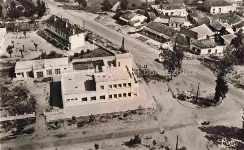 AK / Ansichtskarte Souk-el-Arba Tunisie La Poste Route de Meknés Boulevard de la Gare vue aérienne