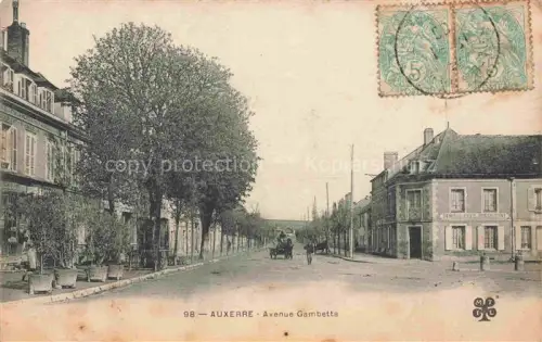AK / Ansichtskarte Auxerre 89 Yonne Avenue Gambetta