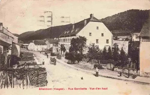 AK / Ansichtskarte Allarmont Saint-Die 88 Vosges Rue Gambetta vue d'en haut