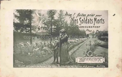 AK / Ansichtskarte DIJON 21 Cote-d Or Cimetière des Péjoces