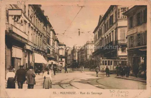 AK / Ansichtskarte MULHOUSE Muehlhausen 68 Alsace Rue du Sauvage