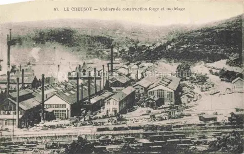 AK / Ansichtskarte Le Creusot AUTUN 71 Saone-et-Loire Ateliers de construction forge et modelage