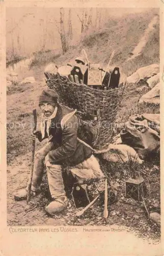 AK / Ansichtskarte Vogesen Vosges Region Hausierer in den Vogesen Colporteur dans les Vosges