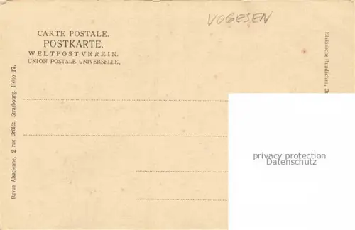 AK / Ansichtskarte Vogesen Vosges Region Hausierer in den Vogesen Colporteur dans les Vosges