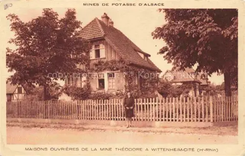AK / Ansichtskarte Wittenheim Mulhouse 68 Haut-Rhin Maison ouvrières de la Mine Théodore Mines de Potasse d'Alsace