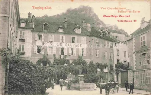 AK / Ansichtskarte Salins-les-Bains Lons-le-Saunier 39 Jura Hôtel du Sauvage Touring-Club
