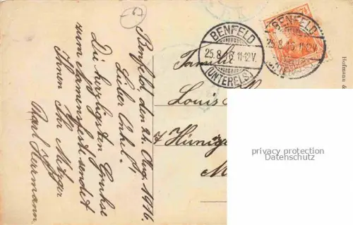 AK / Ansichtskarte Benfeld Selestat-Erstein 67 Alsace Alte Schlossgasse mit Rathaus