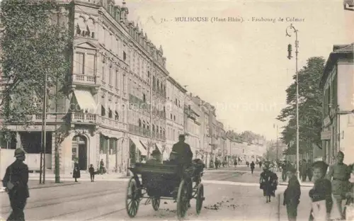 AK / Ansichtskarte MULHOUSE Muehlhausen 68 Alsace Faubourg de Colmar