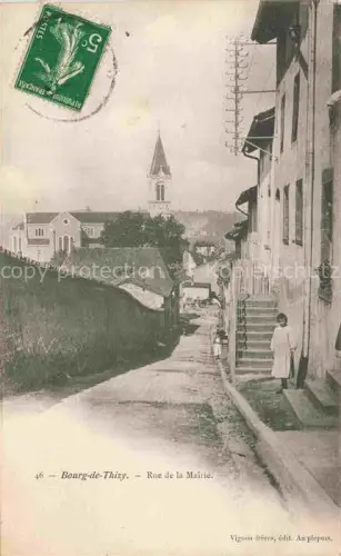 AK / Ansichtskarte Bourg-de-Thizy Villefranche-sur-Saone 69 Rhone Rue de la Mairie