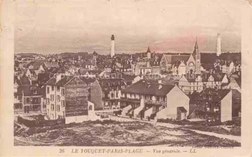 AK / Ansichtskarte LE TOUQUET-PARIS-PLAGE 62 Pas-de-Calais Vue générale