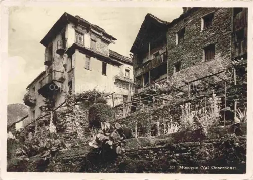 AK / Ansichtskarte Mosogno LOCARNO TI Alte Haeuser