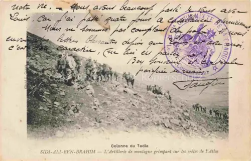 AK / Ansichtskarte Militaria Maroc Sidi Ali Ben Brahim Colonne du Tadla Atlas 