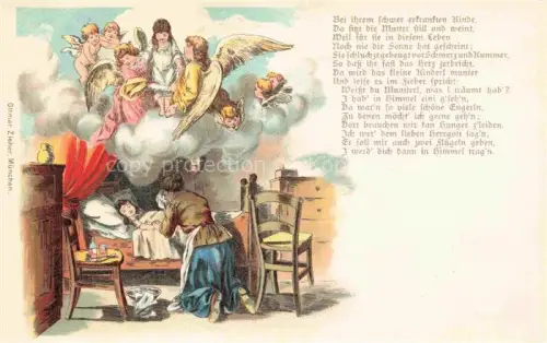 AK / Ansichtskarte ZIEHER Verlag Ottmar Zieher Muenchen OZM Kinder Engel Litho