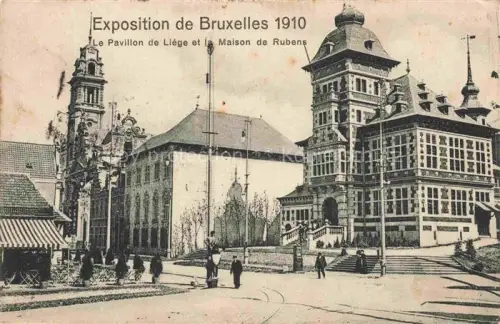 AK / Ansichtskarte Exposition Bruxelles 1910 Le Pavillon de Liege la Maison de Rubens 