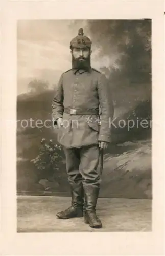 AK / Ansichtskarte 055 Regiment FAR 055 Feldartillerie Naumburg Fotostudio Portrait
