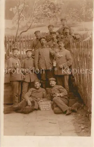 AK / Ansichtskarte Feldpoststation WK1 Nr. 125 Deblin Demblin LUBLIN Lubelskie PL Gruppenfoto 78.Armierungs-Bataillon im Feld