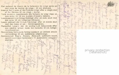 AK / Ansichtskarte Loucin Fort Luettich Liege Belgie Foto Liersch Nr. 7077