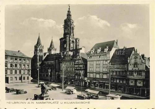 AK / Ansichtskarte HEILBRONN Neckar Marktplatz und Kilianskirche