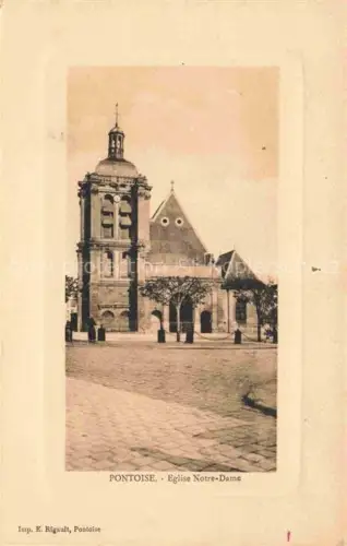 AK / Ansichtskarte Pontoise 95 Val-d Oise Eglise Notre Dame