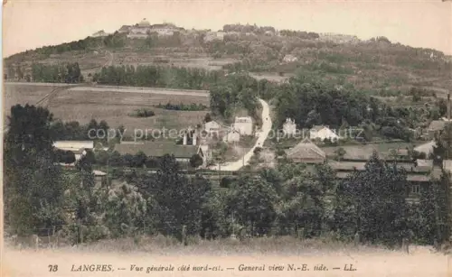 AK / Ansichtskarte LANGRES 52 Haute-Marne Vue generale cote nord est