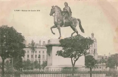 AK / Ansichtskarte LYON 69 Rhone Statue de Louis XIV