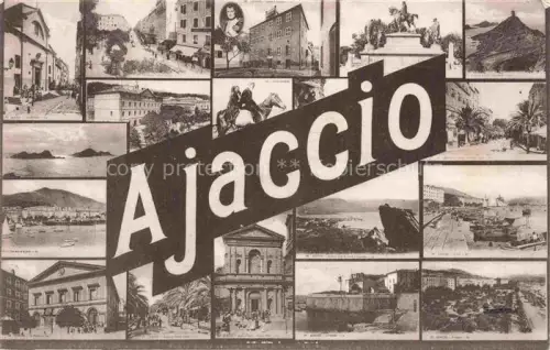 AK / Ansichtskarte AJACCIO 2A Corse-du-Sud Vue partielle