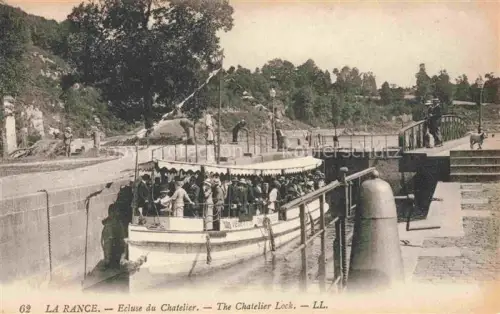 AK / Ansichtskarte La Rance La Barrage Saint-Servan 35 Ille-et-Vilaine Ecluse du Chatelier 