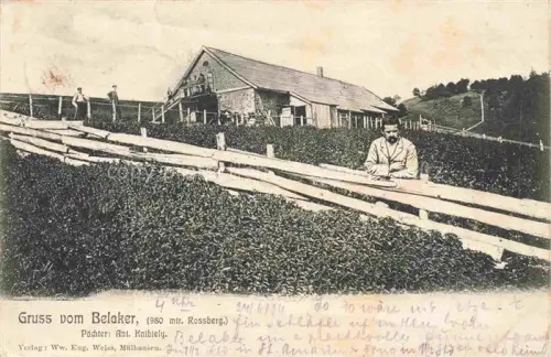 AK / Ansichtskarte Belaker Ferme St-Amarin Saint-Amarin Alsace 68 Haut Rhin Farm auf dem Rossberg