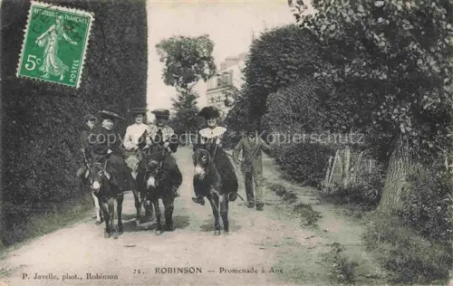 AK / Ansichtskarte ROBINSON  Vergnuegungspark 92 Hauts-de-Seine Promeande à Ane