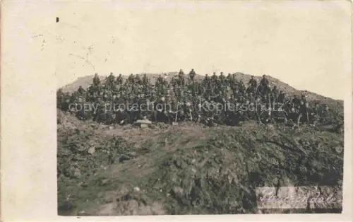 AK / Ansichtskarte Paschendale Paschendaele West-Vlaanderen Belgie Vexierbild von Ende April Soldaten Schlacht von Passchendaele Pruefstempel