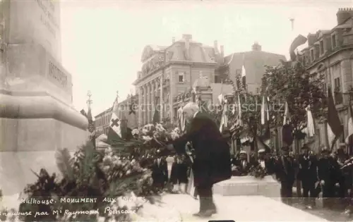 AK / Ansichtskarte MULHOUSE Muehlhausen 68 Alsace Monument aux Morts Président du Conseil