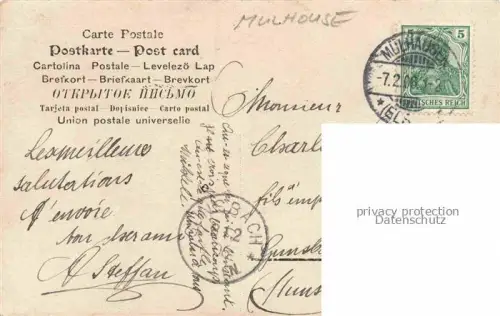 AK / Ansichtskarte MULHOUSE Muehlhausen 68 Alsace Gruppenbild Koeche