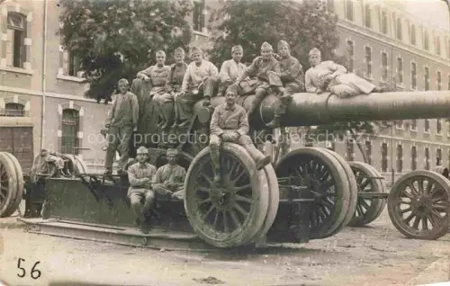 AK / Ansichtskarte MULHOUSE Muehlhausen 68 Alsace Gruppenbild Kanone