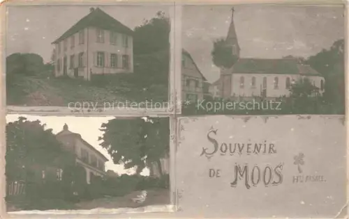 AK / Ansichtskarte Moos Elsass Altkirch 68 Haut-Rhin Vues d'ensemble Eglise