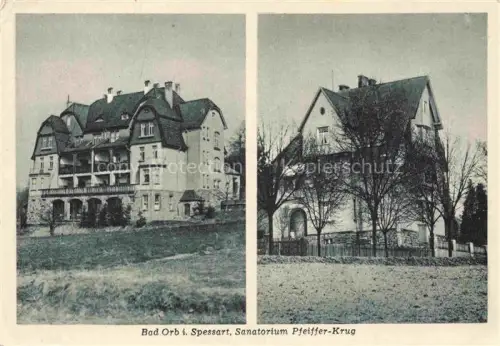 AK / Ansichtskarte BAD ORB Hessen Sanatorium Pfeiffer-Krug