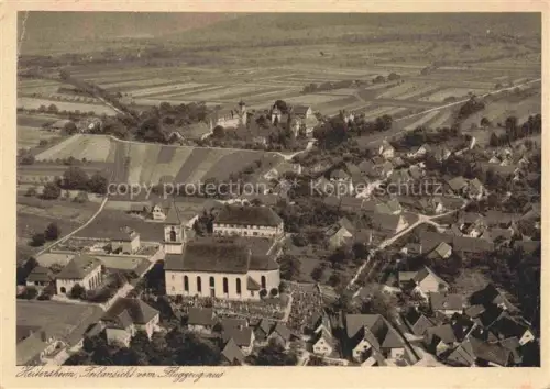 AK / Ansichtskarte Heitersheim Teilansicht mit Kirche