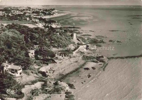 AK / Ansichtskarte La Bernerie-en-Retz Saint-Nazaire 44 Loire-Atlantique Plage de la Rinais et Falaises de Roche-Grise vue aérienne