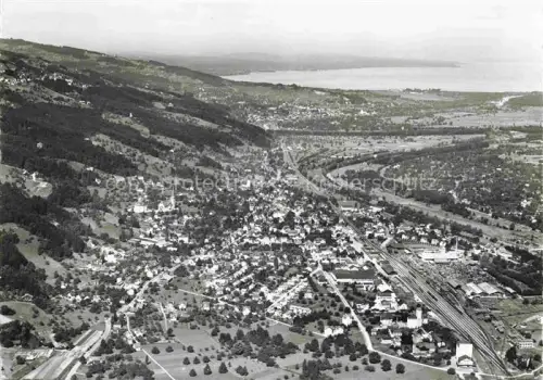 AK / Ansichtskarte St Margrethen SG Fliegeraufnahme