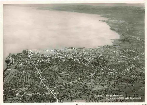 AK / Ansichtskarte ROMANSHORN Bodensee TG Fliegeraufnahme