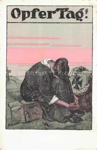 AK / Ansichtskarte WAGNER W. Kuenstlerkarte Opfer Tag Bayern Rotes Kreuz 