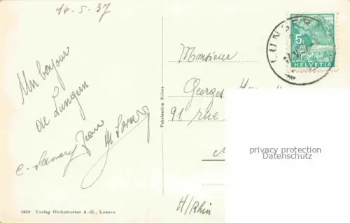 AK / Ansichtskarte Lungernsee Lungern Obwalden OW mit Pilatus