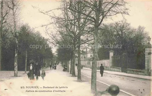 AK / Ansichtskarte BOURGES 18 Cher Boulevard de Lahitcle Ateliers de construction d'Artillerie